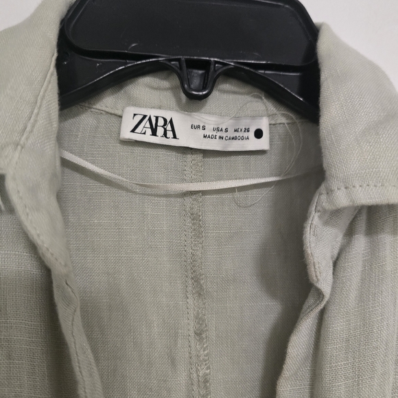 ZARA Linen the Lovina Dress - Picture 4 of 9